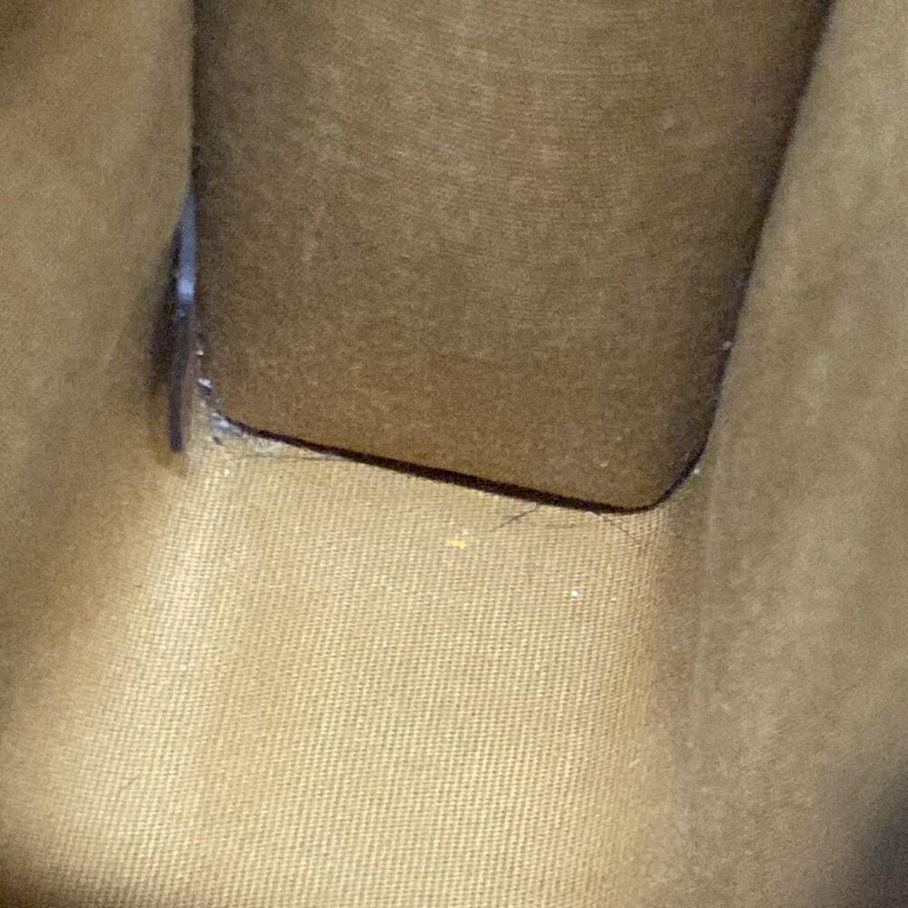 Celine Mini Vertical Cabas Tote Bag 194372BZK.04LU Triomphe Canvas Calf Skin - Picture 12 of 15